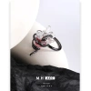 Original design dark style snake wound heart ring, sweet, cool, light luxury, niche and high-end index finger ring wholesale Application Scenario